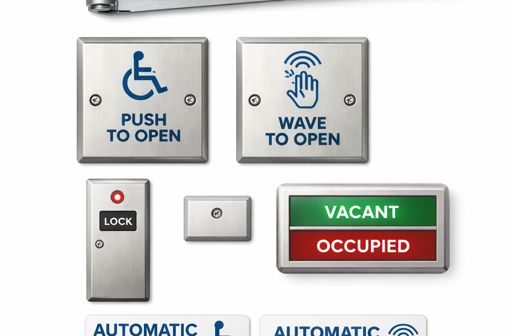 Washroom Automatic Door Operator Installation